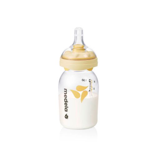 Calma Solitaire Teat with Breast Milk Bottle